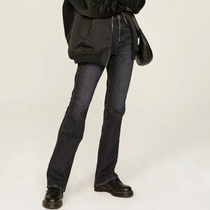 Hudson High Rise Dark Wash Eco Black Faye Jeans, Size 29